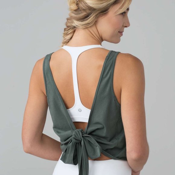 Lululemon Its A Tie Tank Dark Forest - Picture 3 of 7